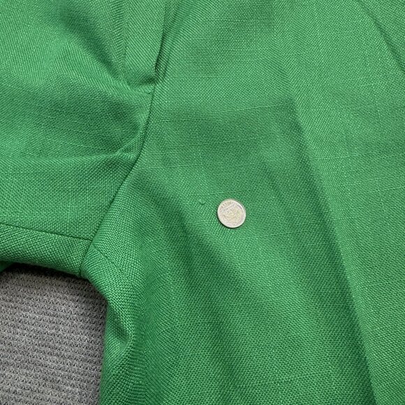Vintage JH Collectibles Womens 8-11 Kelly Green Vest and Wide-Leg Pantsuit Set - Picture 11 of 16